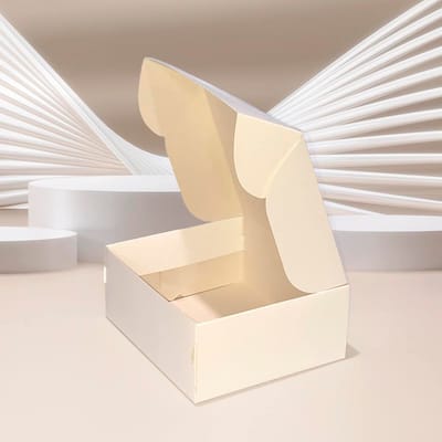 Caixa para Presente Branca “P” 14,5x13x6cm, Basics - 10un - Imagem 2