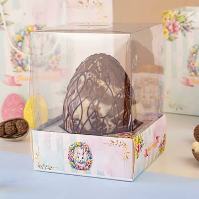 Caixa para Ovo em pé, 250gr/350gr/500gr, 15x15x20cm, AFETO - 10un