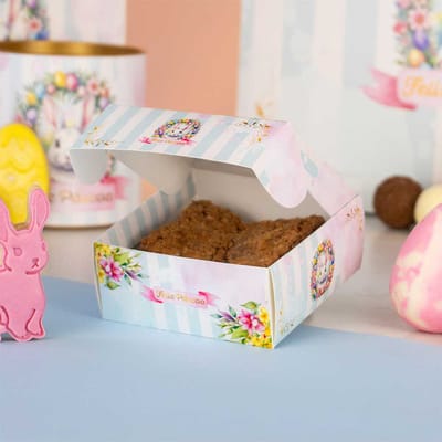 Caixa Para 4 Doces ou 1 Brownie, Com Visor e berço, AFETO - 10un - Imagem 3
