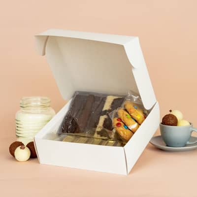 Caixa para transporte 25 doces, sem berço, Branca Basics - 10un - Imagem 3
