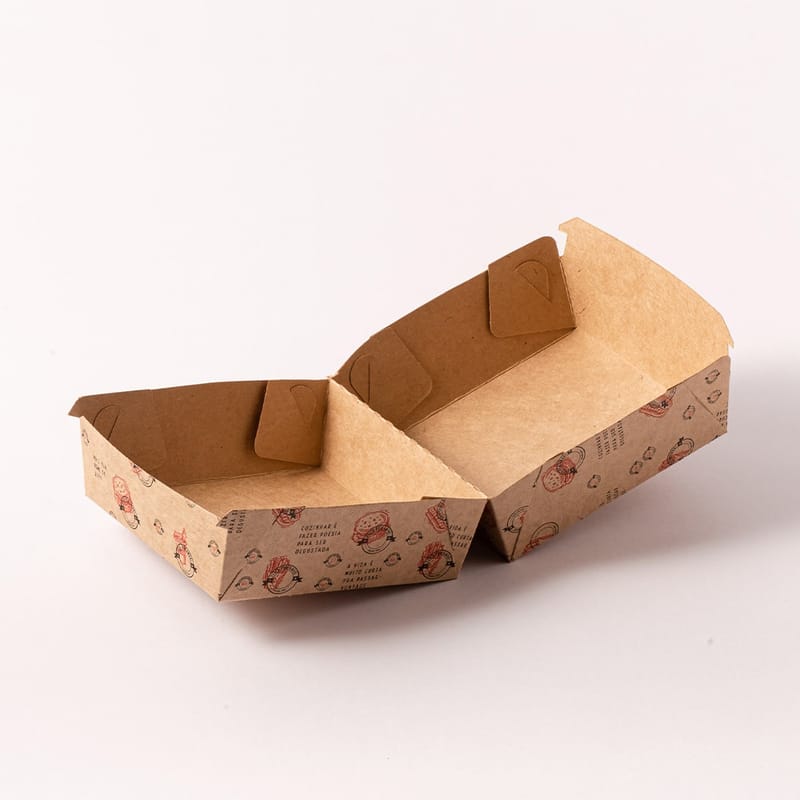 Embalagem Para Lanches E Hambúrguer 2 Em 1, Selos - 25un - Imagem 7