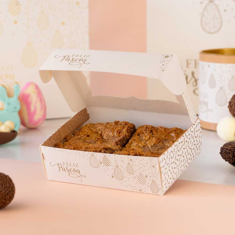Caixa Para 6 Doces ou 2 Brownies, Com Visor e berço, BLISS - 10un - Imagem 3
