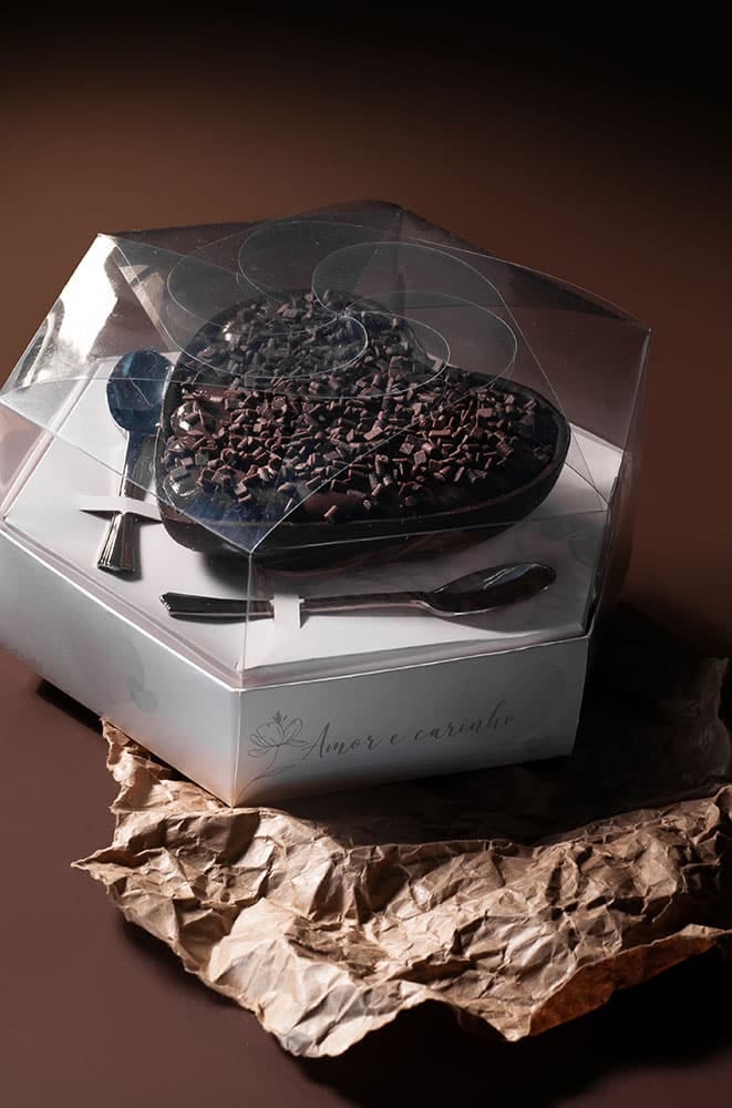 Embalagem para 1 Coração de colher 200g/500g Especial, Carinho - 5un - Imagem 6