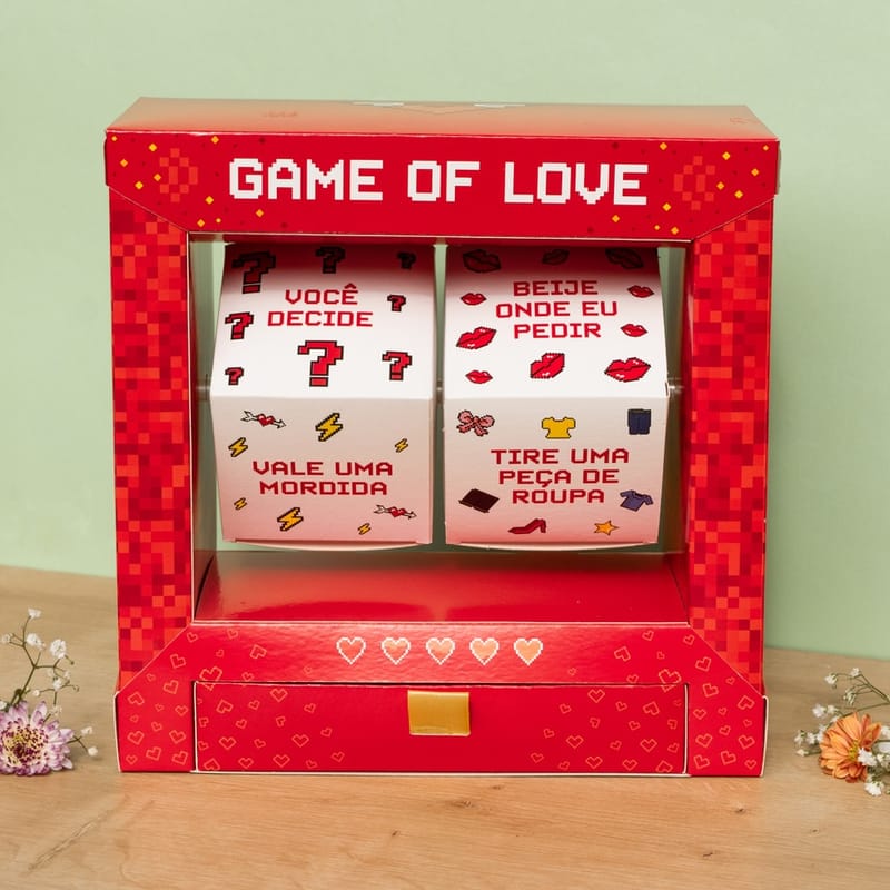 Embalagem para 15 doces, GAME OF LOVE - Unitário - Imagem 3