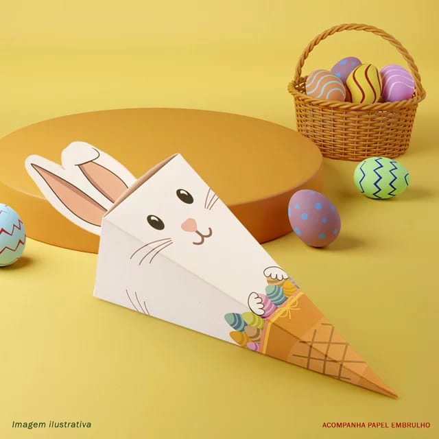 f86971e32fbab93e08cf2db92c9f6a67.webp Embalagem para Cone Trufado Coelhinho - 25un - Imagem 1