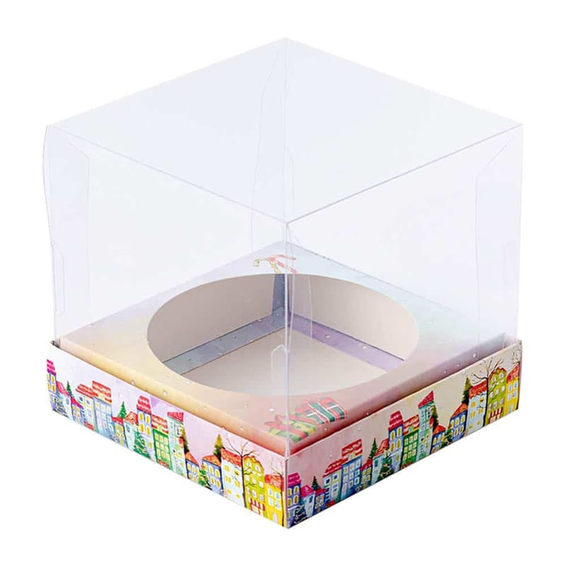 5397813410548222badbf9b1a2dc15b4.jpg Embalagem para Chocotone Premium 17x17x16cm - NATAL - 10un - LONDRES - Imagem 1