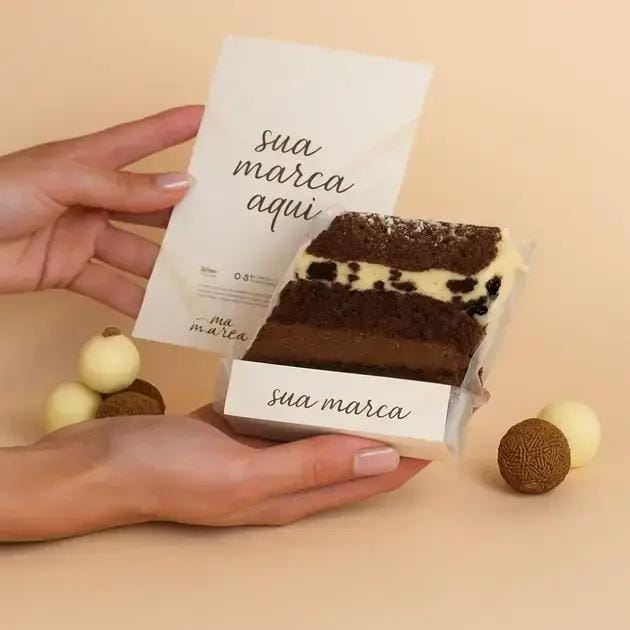 Embalagens perfeitas para fatias de bolo: proteção e beleza