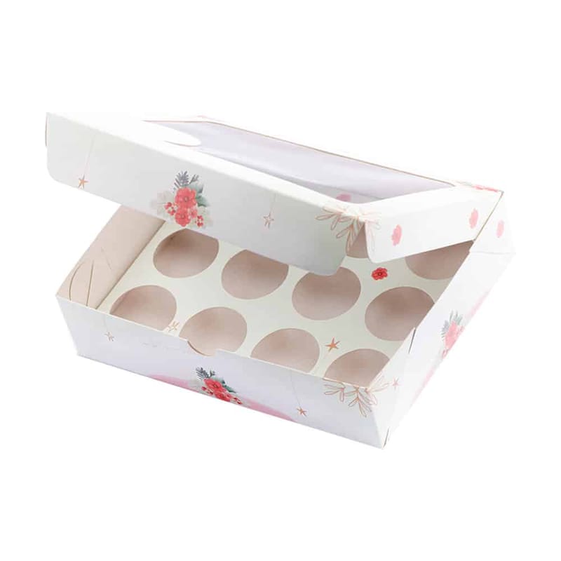 Embalagem Para 12 Doces Com Berço E Visor, Florescer - 25un - Imagem 2