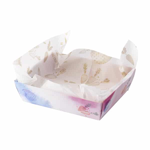 Mini Cesta para Kit, com papel, Poesia - 5un - Imagem 1