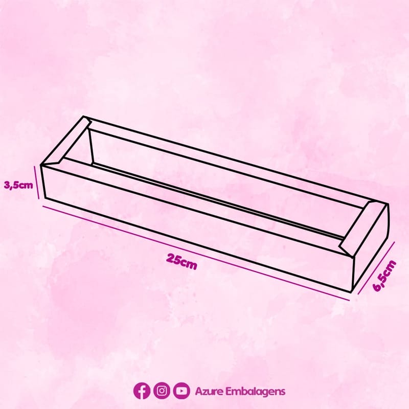 Embalagem para 6 Doces Slim, Rubi - 10un - Imagem 4