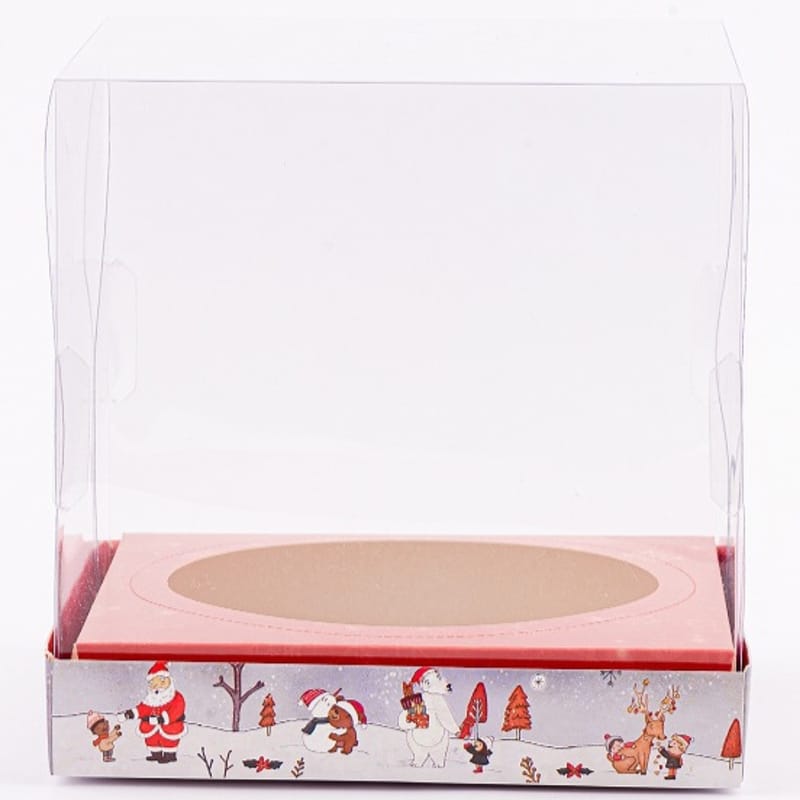 Embalagem para Chocotone Premium 20x20x20cm – NATAL – 10un - COMPARTILHE - Imagem 2