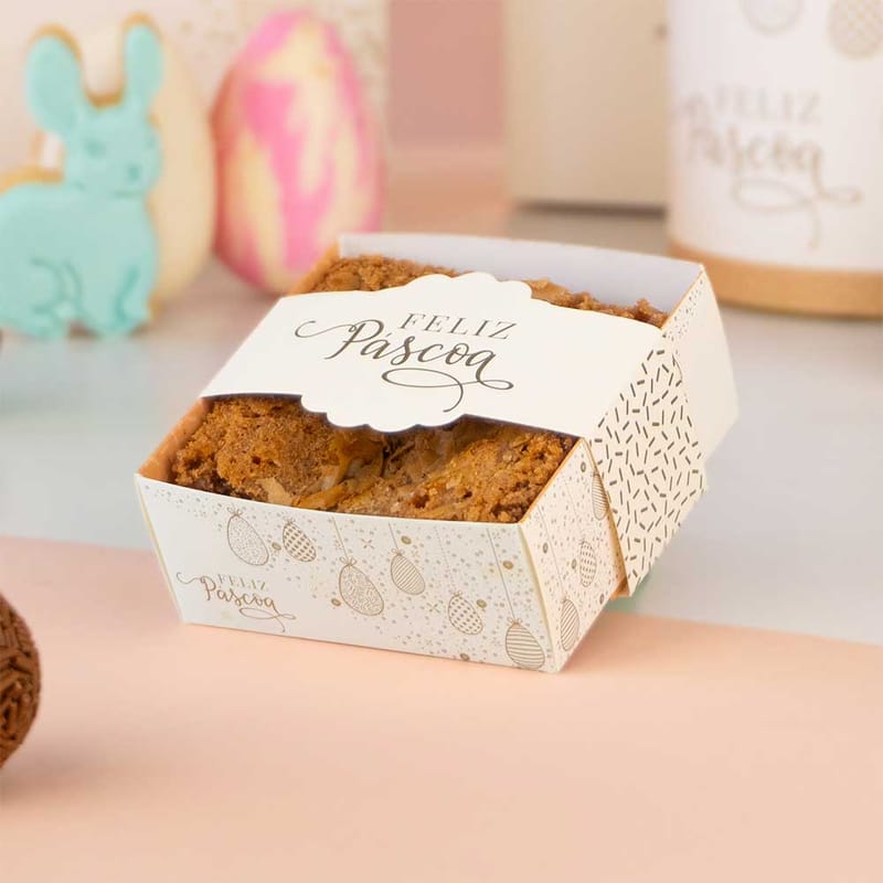Caixa para Brownie, com cinta, BLISS - 10un - Imagem 1