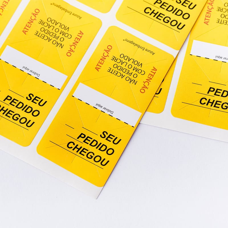 Etiqueta Lacre De Segurança Para Embalagem Delivery 108un - Imagem 9