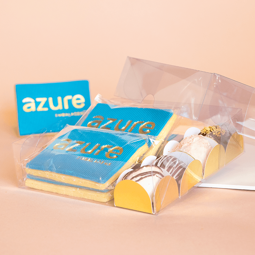 52a03aab4e7dbe6f295fb03aa2050557.png Caixa de acetato para 4 Brownies, Cristal - 10un - Imagem 1