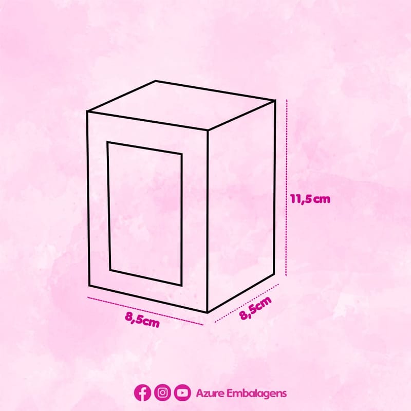 Embalagem para Pote com visor, Rubi - 25un - Imagem 5