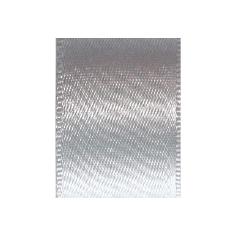 Fita de Cetim 38mm, Prata -  Rolo 50mt