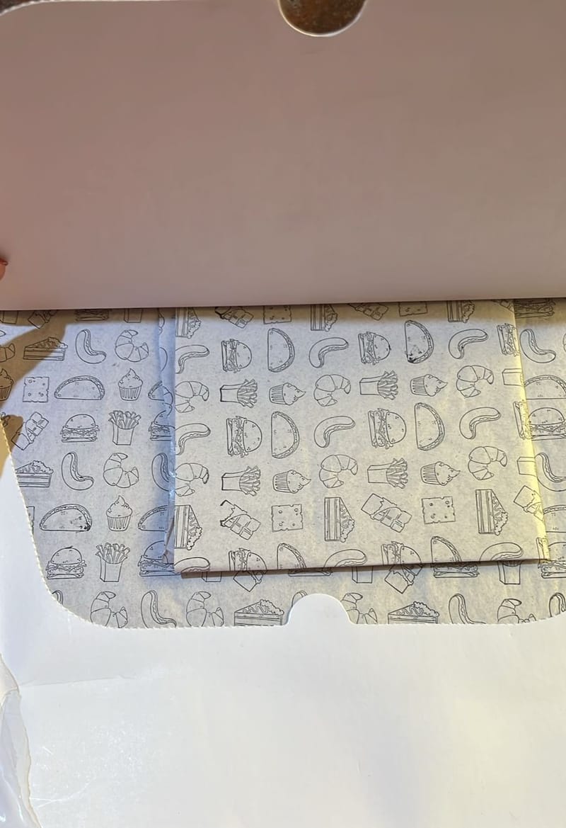 Papel Embrulho Acoplado L2, para Lanche e Hamburguer, 30x36cm, Branco - Cx. c/400un - Imagem 1