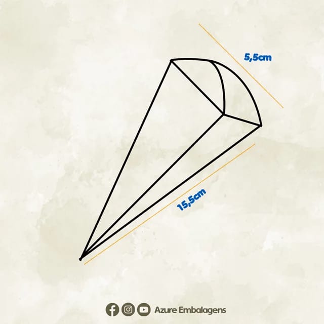 Embalagem para cone trufado, Encanto - 25un - Imagem 2