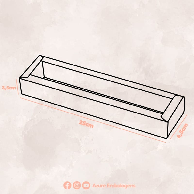 Embalagem para 6 Doces Slim, Encanto - 10un - Imagem 4