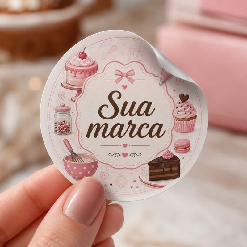 c19effeb1c181c24ce582e46c40dcefd.jpg Adesivo Papel Fosco Personalizado, Redondo - Imagem 1